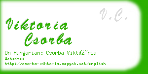 viktoria csorba business card